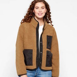 RAILS Lorna Sherpa Jacket in Tan